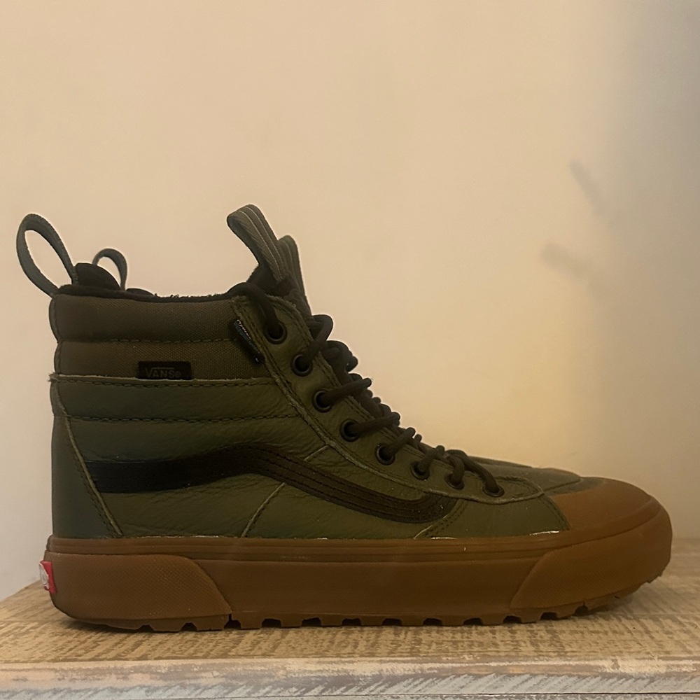 Vans Olive High-Top Sneakers